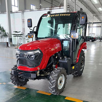 Tracteur agricole à roues diesel 4x4 compact, durable, fiable, puissant, efficace et professionnel, boîte de vitesses 50-70 CV - Vente flash