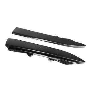 السيارات الخلفية الخطان ألياف الكربون حافة مصد السيارة PSM نمط مآزر الجانب التمديد ل BMW F30 F35 2013-2018 <span class=keywords><strong>M</strong></span>-التكنولوجيا الزوائد - Product Image 4
