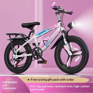 Vélo de montagne pour enfants, garçons et filles, cadre en acier à haute teneur en carbone, absorption des chocs, frein à disque, roue monobloc - Product Image 5