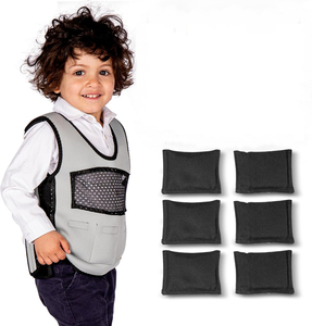 Chaleco con Peso Ajustable para Niños, Chaleco Sensorial con Peso para Niños con Autismo, Chaleco de Compresión Transpirable y Calmante - Product Image 1