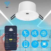 Détecteur de chute humaine à ondes millimétriques 60GHz 110-220V Détecteur de radar Tuya Wi-Fi Zigbee monté au plafond