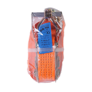 Sangles à cliquet robustes de 38 mm de large (1,5 pouce) avec double <span class=keywords><strong>crochet</strong></span> en J pour la fixation de motos, de camions et de fourgons - Product Image 1