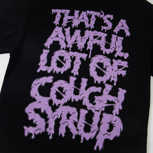 Camiseta de Hombre de Algodón de Manga Corta con Estampado de Grafiti Vintage de Moda Urbana, Camiseta con Estampado de GRAN CANTIDAD de Jarabe para la Tos, ¡Gran Oferta! - Product Image 4