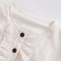 Robe moulante blanche à volants avec logo personnalisé, robe vintage élégante et fine pour femmes, robe de soirée longue d'été boutonnée pour le bureau pour femmes