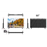32 40 43 50 55 65 85 98 100 Inci 4K UHD DVB-T2S2 ISDB CI ACDC Tanpa Bingkai Android Smart TV Harga Pabrik Murah dan Pengiriman Cepat