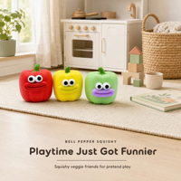 Jouet sensoriel anti-stress Squishy Big Mouth Cube - Soulagement du stress pour enfants et adultes