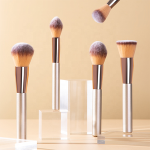 하이 엔드 전문 맞춤형 더블 엔드 아이 페이스 도구 화장품 브러쉬 샴페인 10pcs 오리지널 메이크업 브러쉬 세트 - Product Image 4