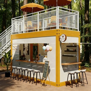 Casa Modular Prefabricada de 2 Pisos, Tienda Contenedor, Restaurante de Comida Rápida - Product Image 1