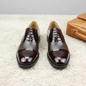 <span class=keywords><strong>Scarpe</strong></span> Classiche Formali Oxford con Lacci in Pelle Verniciata <span class=keywords><strong>per</strong></span> Uomo, <span class=keywords><strong>Scarpe</strong></span> da Cerimonia <span class=keywords><strong>per</strong></span> Abiti da Matrimonio e <span class=keywords><strong>Smoking</strong></span> - Product Image 3