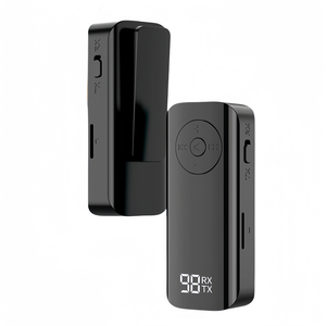 Digital Display 2 in 1 Bluetooth Wireless Adapter BT 5.<strong>3</strong> Receiver Transmitter RX TX With TF Card Stereo <strong>3</strong>.5mm AUX Audio Player - Product Image 3