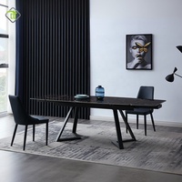 Table à manger moderne 10 places avec plateau en pierre, style classique, de Foshan Furniture Shop Online