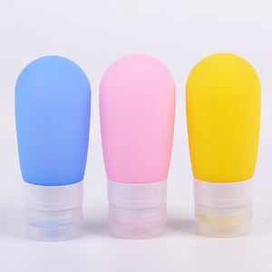 Travel sub-bottling silicone inverted <b>bottle</b> color <b>empty</b> <b>bottle</b> soft ml shampoo lotion travel set - Product Image 2