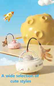 Jouet pour chat interactif intelligent à LED rotatif à 360 degrés, jouet pour chat automatique, fabriqué en matériau de qualité - Product Image 4