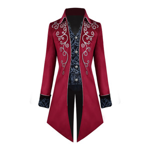 Veste de costume de scène pour fête d'Halloween, taille S-3XL, jacquard médiéval, cosplay victorien, gothique, redingote, <span class=keywords><strong>noble</strong></span> <span class=keywords><strong>homme</strong></span> de la Renaissance, prince - Product Image 4
