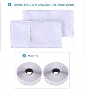 <b>Portable</b> <b>AC</b> Airlock Window Seal for <b>AC</b> <b>Unit</b> Air Conditioner Window Kit White for Roof Window - Product Image 6