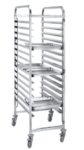 รถเข็นสแตนเลสอเนกประสงค์,อุปกรณ์บริการทำความสะอาดบาร์โรงแรมบริการเสิร์ฟอาหารรถเข็นมือถาดรถเข็นในครัว - Product Image 5