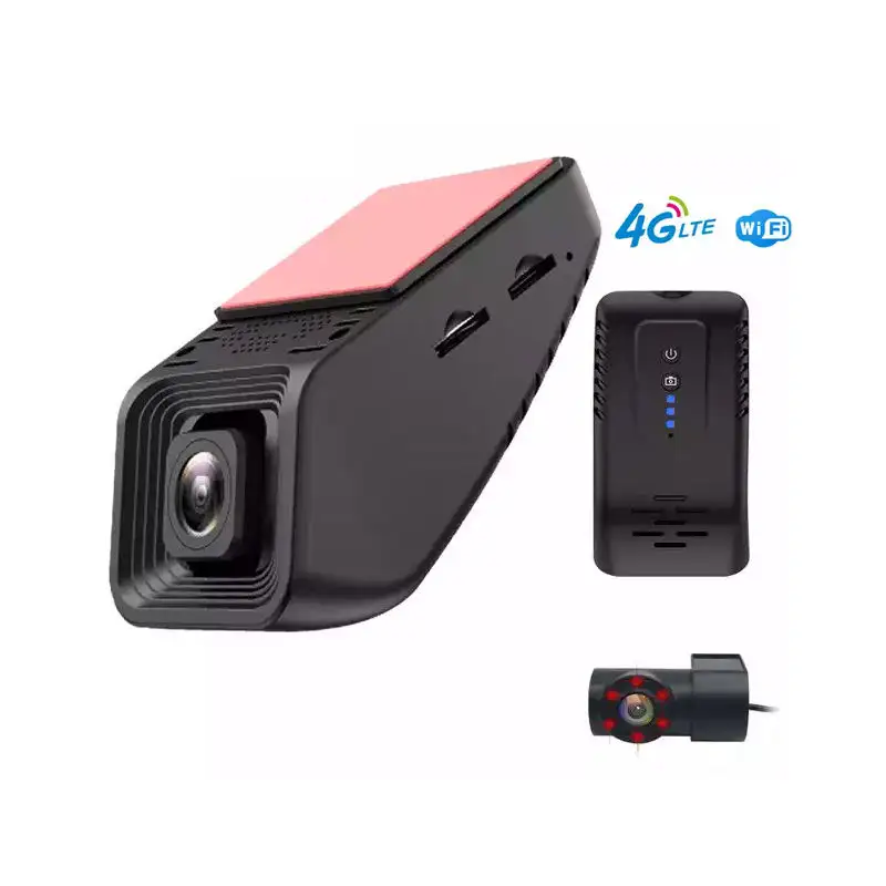 4G Hidden Cloud Dual Lens Dash Cam 720p Resolution Manual Vehicle Blackbox DVR 24 Hour Car Camera Recorder System