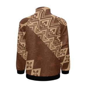 Promozionale polinesiano Elei tribale stampa personalizzata <span class=keywords><strong>Trench</strong></span> da <span class=keywords><strong>uomo</strong></span> cappotto <span class=keywords><strong>invernale</strong></span> Casual con cerniera con stampa kaki cappotti per <span class=keywords><strong>uomo</strong></span> - Product Image 4