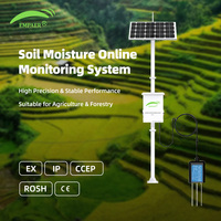 Solución Completa para Monitoreo de Humedad del Suelo, Energía Solar Dual, a Prueba de Explosiones, Sistema Opcional de Alerta Temprana de Sequías Hidrológicas