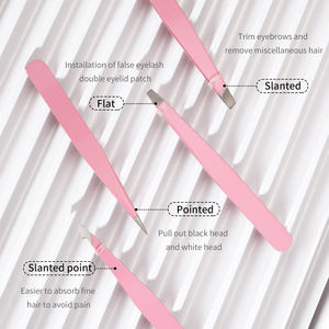 2/4 шт., пинцет для бровей, из нержавеющей стали - Product Image 2