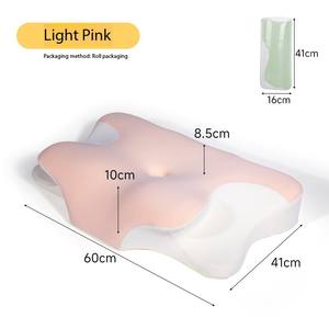 Dernière conception <span class=keywords><strong>de</strong></span> la <span class=keywords><strong>forme</strong></span> <span class=keywords><strong>de</strong></span> papillon Ménage <span class=keywords><strong>Ergonomique</strong></span> Utilisé pour soulager la douleur cervicale Coussin <span class=keywords><strong>de</strong></span> lit <span class=keywords><strong>Oreiller</strong></span> en mousse <span class=keywords><strong>à</strong></span> <span class=keywords><strong>mémoire</strong></span> - Product Image 6