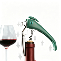 Ouvre-bouteille spirale anti-adhésive en téflon gravé sur mesure, gadget original pour le vin, tire-bouchon professionnel pour sommelier