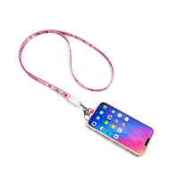 Cable USB C 2 en 1 Yj FASHION con Correa para Teléfono, Cable de Carga Rápida USB-C a USB-C PD60W, Correa Antirrobo para Teléfono