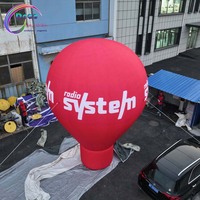 Modèle de montgolfière gonflable géante personnalisée pour les défilés de festivals et la décoration marketing en plein air