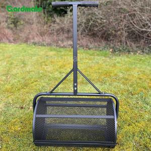 24 Inch <strong>Lawn</strong> Compost Spreader Roller for Garden Top Soil Manure Mulch Top Dressing Compost Spreader Peat Moss Roller - Product Image 5
