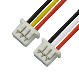 Faisceau de câblage électronique personnalisé JST Molex Dupont <span class=keywords><strong>TE</strong></span> Connecteur <span class=keywords><strong>PVC</strong></span> 10 20 30 <span class=keywords><strong>40</strong></span> 50 60cm Longueur 1.5mm Assemblage de câble 2-9 broches - Product Image 1