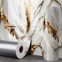 Autocollants muraux de haute qualité en PVC pour décoration intérieure, imperméables, auto-adhésifs, insonorisants, panneaux muraux imperméables