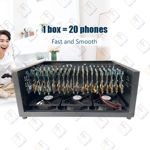 Trạm sạc điện thoại di động USB/OTG 1 thiết bị với 20 điện thoại di động dành cho Samsung N5 S8 N8 S9 N9 S10 Z Flip3 Z Flip4 S20, hộp trạm sạc điện thoại - Product Image 3