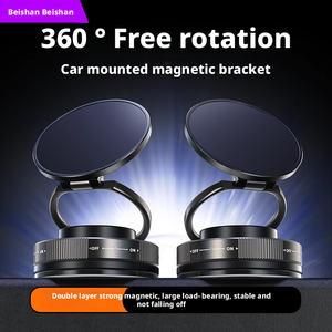 360 ° Soporte Magnético Ajustable para Teléfono con Ventosa al Vacío, Soporte Magnético para Tablero <span class=keywords><strong>de</strong></span> Auto con Manos Libres, Universal para Todos los Teléfonos Móviles - Product Image 1