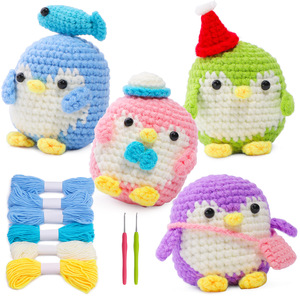 Vente en gros DIY Kit de crochet pour débutants Jouets de <span class=keywords><strong>couture</strong></span> et de tissage avec tutoriels pour succulentes de cactus simulées pour tricot de pots de plantes - Product Image 2