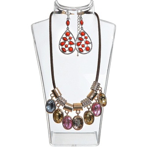 Exhibidor de Acrílico Transparente para Collares Modernos, Estante de Exhibición de Joyería con Almacenamiento, Solo para Exhibición - Product Image 4
