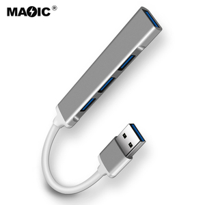 Thiết Kế Logo Tùy Chỉnh Hợp Kim Nhôm Siêu Mỏng 4 Cổng USB 3.0 Hub Cho Ổ USB Flash Máy Tính Xách Tay Và Máy Tính Để Bàn - Product Image 4