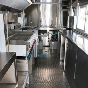 Camión de remolque de comida totalmente equipado con cocina móvil de marca propia Chammp con equipo de cocina completo para uso en restaurantes - Product Image 2