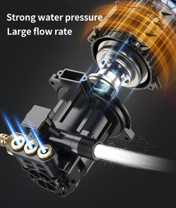 Lavadora de Alta Presión Portátil de 12Mpa <span class=keywords><strong>para</strong></span> el Hogar, Equipo Eléctrico <span class=keywords><strong>para</strong></span> Lavar Autos, <span class=keywords><strong>para</strong></span> Limpieza de Vehículos - Product Image 3