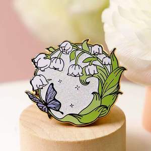 Pin de pelo de flor de aleación de zinc al por mayor, insignia para ramos de flores, alfileres de solapa de flores de tela para artículo de regalo - Product Image 2