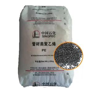 Plastik hammadde yüksek yoğunluklu polietilen HDPE PE100 granüller reçine HDPE granülleri için geri dönüşümlü HDPE boru