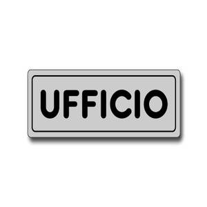 ETICHETTA 'UFFICIO' 15x5 cm - Product Image 1