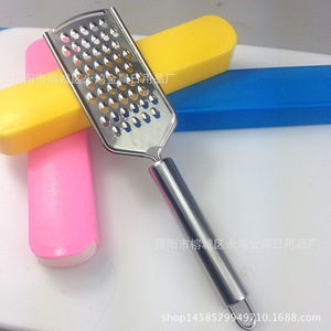 Rallador de Queso de Acero Inoxidable, Rallador de Jengibre con Orificios Pequeños, Cortador de Verduras Multifuncional, Utensilio de Cocina, Hecho en Jieyang - Product Image 1