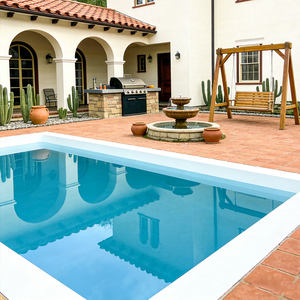 Piscina Infantil de Fibra de Vidrio para Exteriores, Resistente a los Rayos UV, Ecológica, Duradera, Fácil de Instalar, para Uso Familiar - Product Image 3