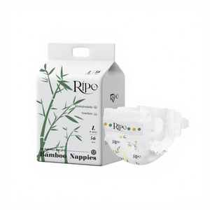 OEM fabbricazione 100% <span class=keywords><strong>eco</strong></span> biodegradabile strato superficiale usa e getta natura <span class=keywords><strong>pannolini</strong></span> <span class=keywords><strong>pannolini</strong></span> per bambini - Product Image 1