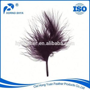 Venta caliente de moda hermosa de color 3-5 pulgadas sangre pluma marabú Turquía <span class=keywords><strong>Marabou</strong></span> - Product Image 2