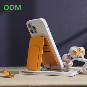 Potentes carteras magnéticas de cuero para teléfono móvil, monedero, bolsillo para tarjeta, soporte para teléfono con ranura para tarjeta dual con soporte para iPhone - Product Image 1