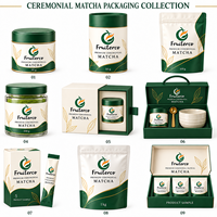 Poudre de matcha en marque privée OEM, emballage personnalisé, poudre de thé vert biologique pour les marques de vente au détail