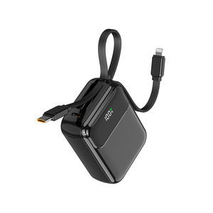 슈퍼 미니 전원 은행 <span class=keywords><strong>10000mAh</strong></span> 야외 여행 전원 은행을위한 랜야드 외부 배터리와 고속 충전 휴대용 Powerbank - Product Image 6