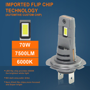 หลอดไฟฮาโลเจนสำหรับรถยนต์แบบปลั๊กแอนด์เพลย์หลอดไฟ LED สำหรับ H7 Z1 H9 h119005 H8 9006 H4สำหรับ<span class=keywords><strong>รถ</strong></span>ยนต์ทั้งหมดในหนึ่งเดียว - Product Image 4