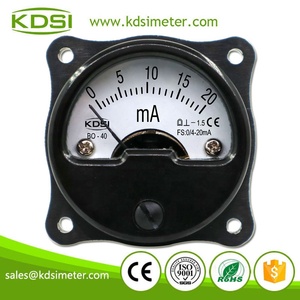 แผงไฟฟ้ากระแสตรงขนาดเล็กและความไวสูง Bo-40 DC4-20mA 20mA อนาล็อกแอมมิเตอร์กลมขนาดเล็ก - Product Image 2